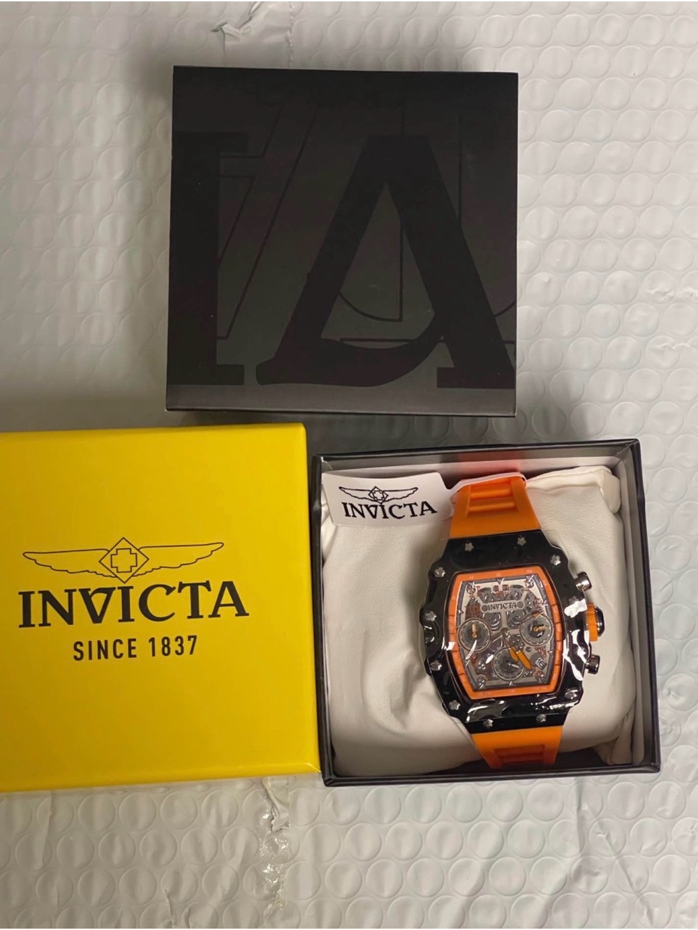 Invicta Racing Valxor Unisex Watch - 40mm, Orange & Black (69772) new - Picture 10 of 10